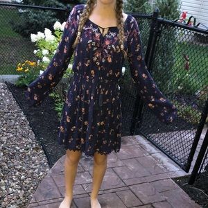 peasant style dress
